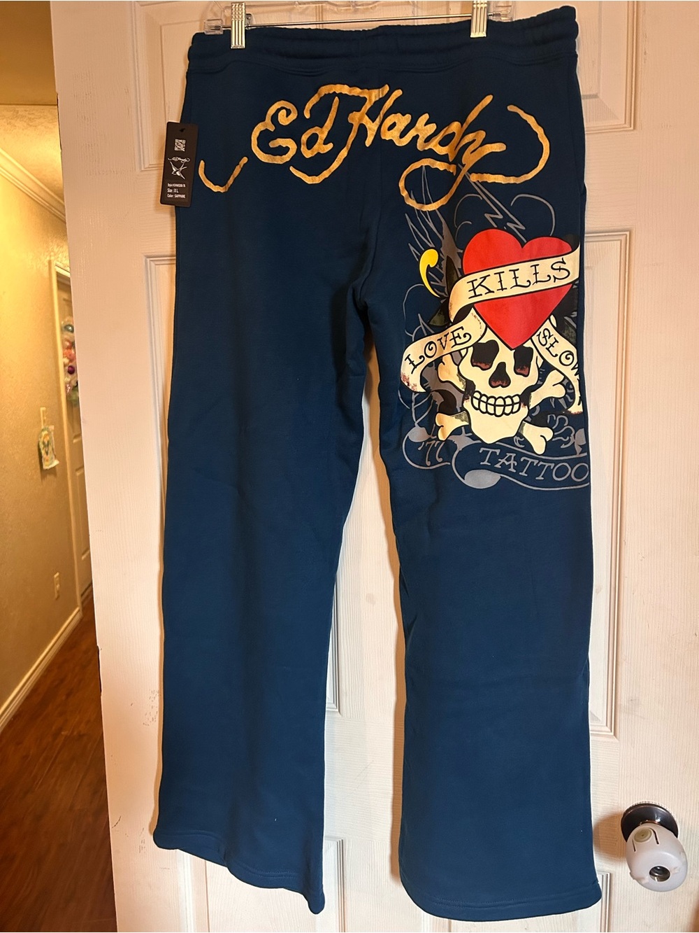 NWT Women’s Navy Ed Hardy Sweatpants